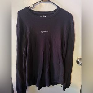 Hollister long Sleeve waffle logo tee! Very warm.